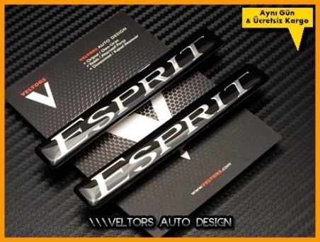 Mercedes Esprit Yan Logo Amblem Seti