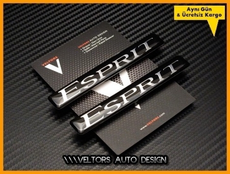 Mercedes Esprit Yan Logo Amblem Seti