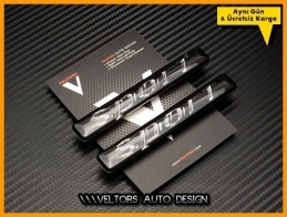 Mercedes Sport Yan Logo Amblem Seti Mercedes Sport Yan Logo Amblem Seti