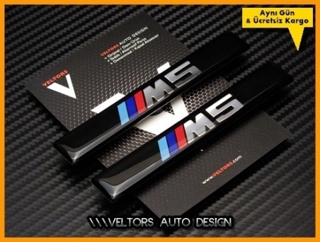 BMW 5 Serisi Yan M5 Logo Amblem Seti