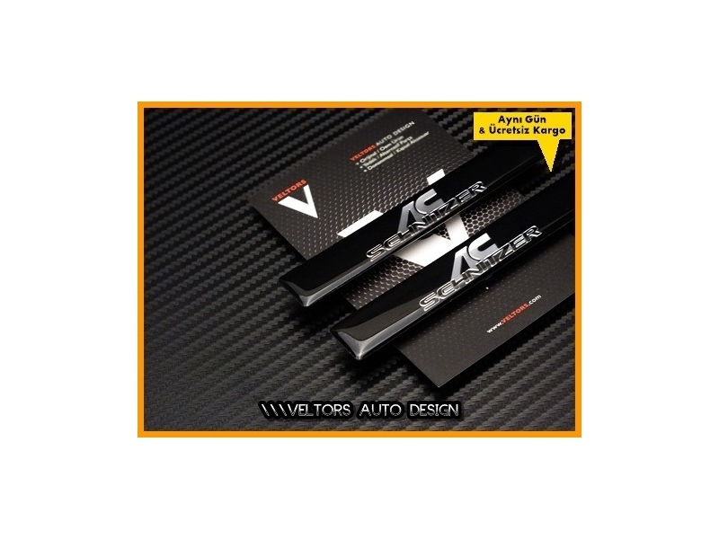 BMW AC Schnitzer Yan Logo Yazı Amblem Seti