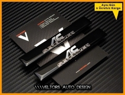 BMW AC Schnitzer Yan Logo Yazı Amblem Seti