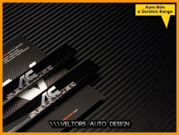 BMW AC Schnitzer Yan Logo Yazı Amblem Seti