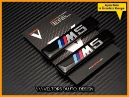 BMW 5 Serisi M5 Logo Amblem Seti
