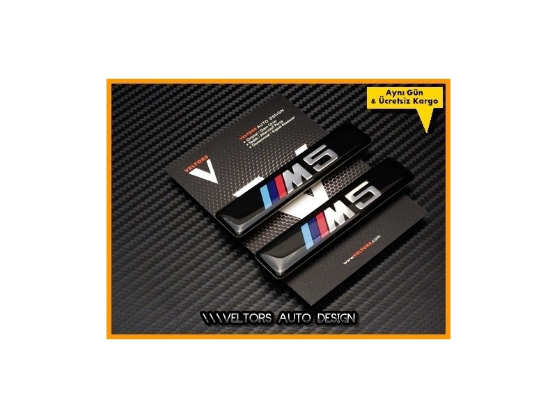 BMW 5 Serisi M5 Logo Amblem Seti
