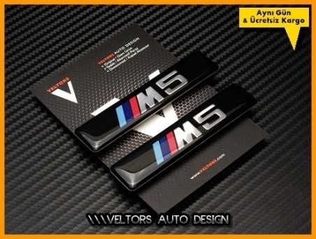 BMW 5 Serisi M5 Logo Amblem Seti