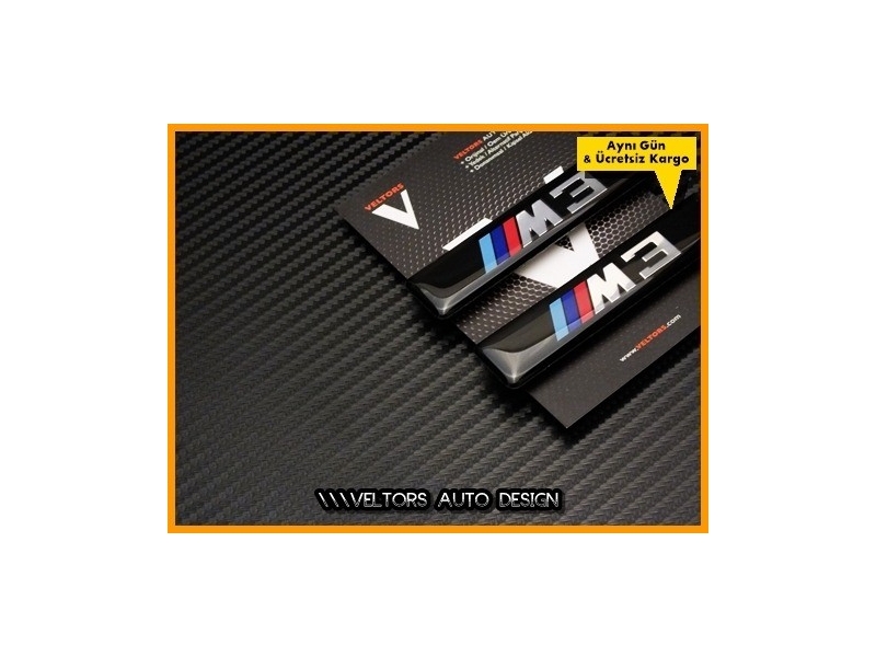 BMW 3 Serisi M3 Logo Amblem Seti BMW 3 Serisi M3 Logo Amblem Seti