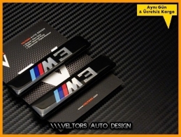 BMW 3 Serisi M3 Logo Amblem Seti BMW 3 Serisi M3 Logo Amblem Seti
