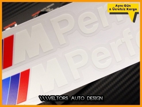 BMW Body M Performance Logo Amblem Seti