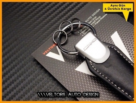 Mercedes AMG Logo Amblem Özel Krom AMG Anahtarlık