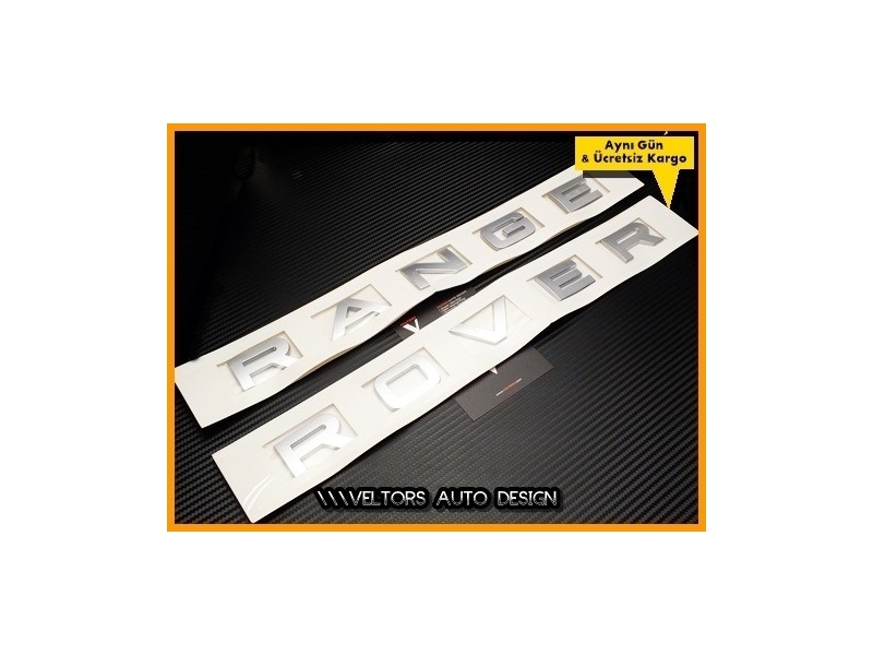 Range Rover Kaput Bagaj Yazı Logo Amblem