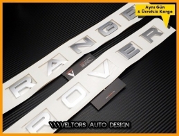 Range Rover Kaput Bagaj Yazı Logo Amblem
