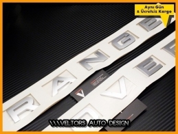 Range Rover Kaput Bagaj Yazı Logo Amblem
