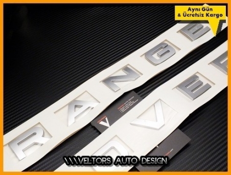 Range Rover Kaput Bagaj Yazı Logo Amblem