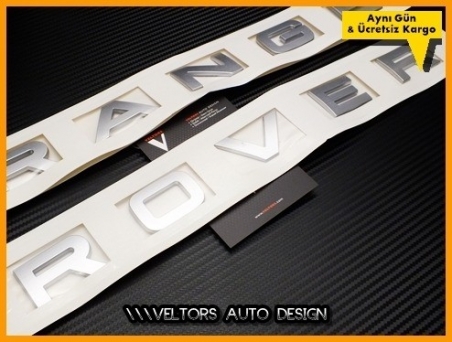 Range Rover Kaput Bagaj Yazı Logo Amblem