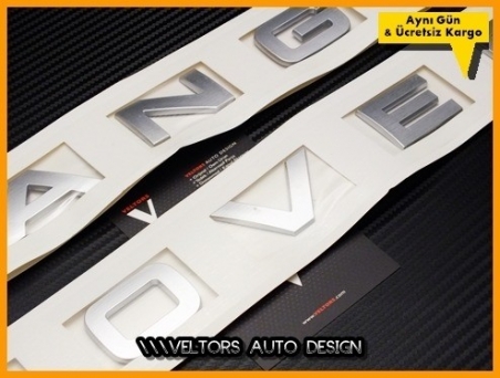 Range Rover Kaput Bagaj Yazı Logo Amblem
