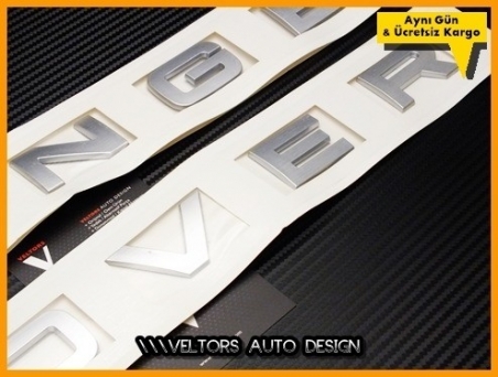 Range Rover Kaput Bagaj Yazı Logo Amblem