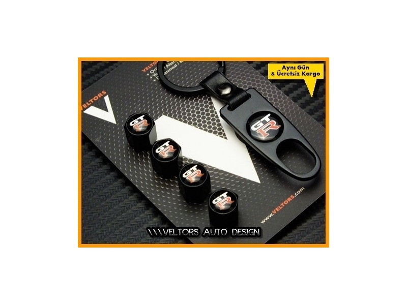 Nissan GT R Logo Amblem Anahtarlık Sibop Kapak Seti