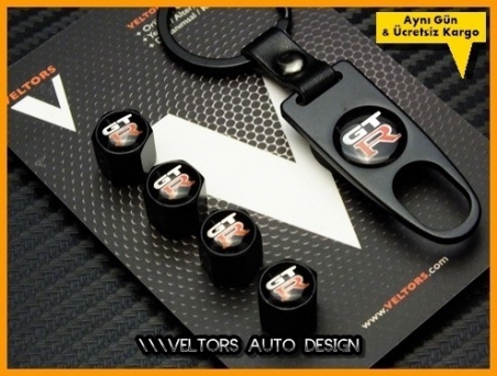 Nissan GT R Logo Amblem Anahtarlık Sibop Kapak Seti