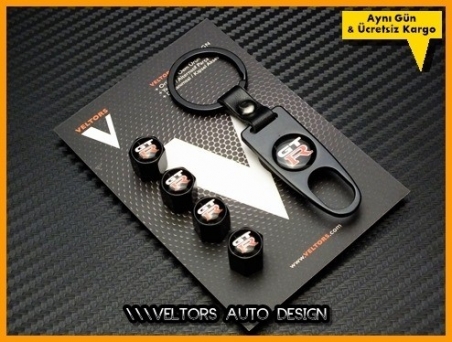 Nissan GT R Logo Amblem Anahtarlık Sibop Kapak Seti