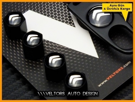 Citroen Logo Amblem Anahtarlık Sibop Kapak Seti