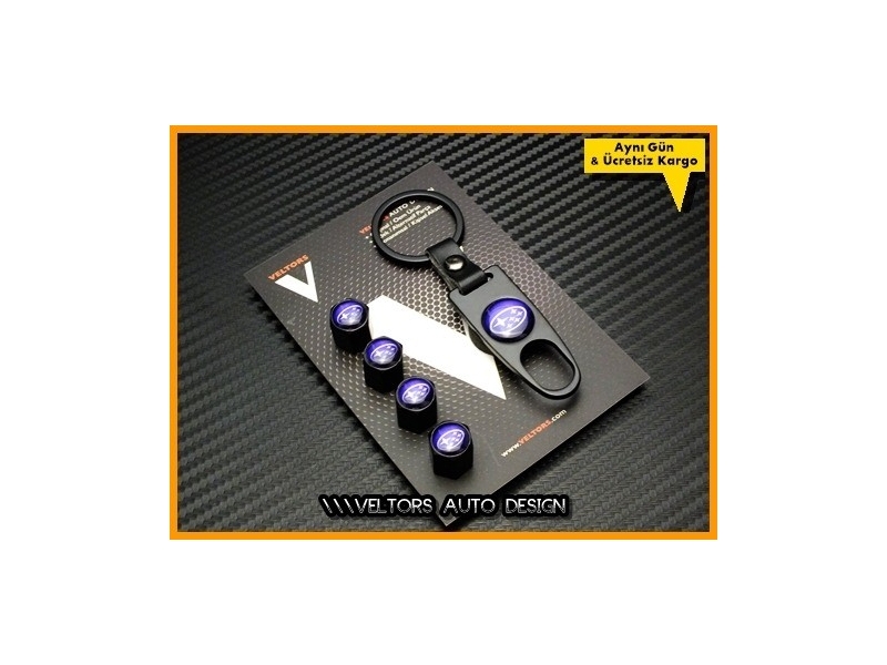 Subaru Logo Amblem Anahtarlık Sibop Kapak Seti