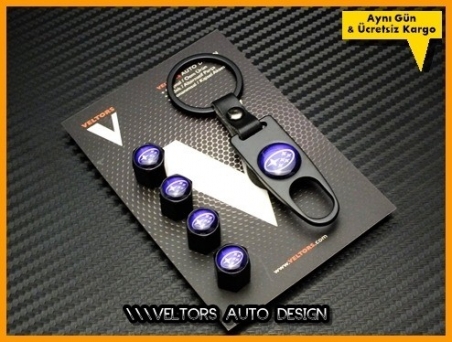 Subaru Logo Amblem Anahtarlık Sibop Kapak Seti