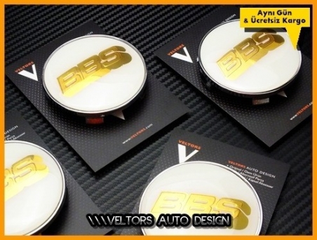BMW BBS Logo Amblem Jant Göbeği Göbek Kapak Seti