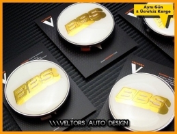 BMW BBS Logo Amblem Jant Göbeği Göbek Kapak Seti