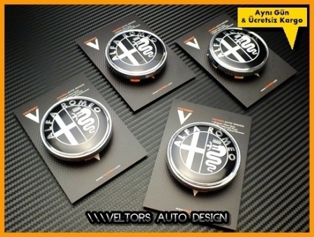Alfa Romeo Jant Göbeği Göbek Kapak Seti
