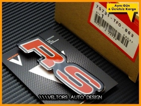 Honda RS Orjinal Bagaj Yazı Logo Amblem