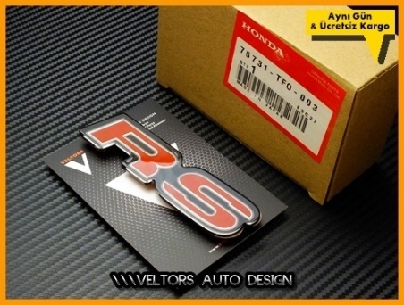 Honda RS Orjinal Bagaj Yazı Logo Amblem