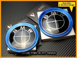 BMW Ön Kaput Arka Bagaj Logo Amblem Halka Seti