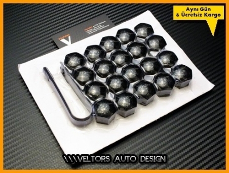 Audi Paino Black Jant Bijon Kapak Seti