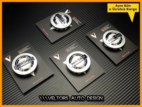 Nissan Qashqai Micra Logo Amblem Jant Göbeği Göbek Kapak Seti