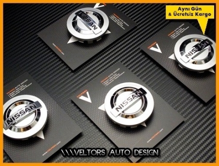 Nissan Qashqai Micra Logo Amblem Jant Göbeği Göbek Kapak Seti