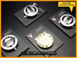 Nissan Qashqai Micra Logo Amblem Jant Göbeği Göbek Kapak Seti