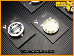Nissan Qashqai Micra Logo Amblem Jant Göbeği Göbek Kapak Seti