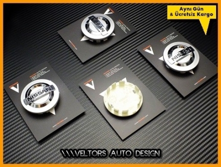 Nissan Qashqai Micra Logo Amblem Jant Göbeği Göbek Kapak Seti