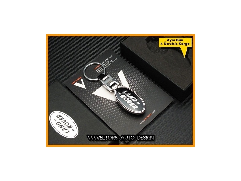 Land Rover Logo Amblem Özel Krom Land Rover Anahtarlık