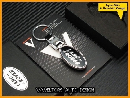 Land Rover Logo Amblem Özel Krom Land Rover Anahtarlık