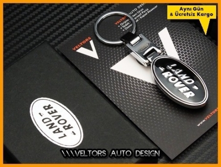 Land Rover Logo Amblem Özel Krom Land Rover Anahtarlık