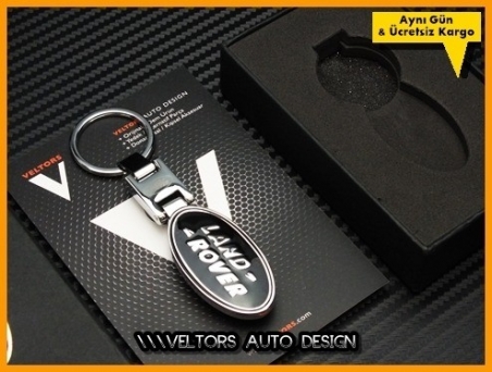 Land Rover Logo Amblem Özel Krom Land Rover Anahtarlık