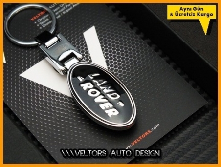 Land Rover Logo Amblem Özel Krom Land Rover Anahtarlık