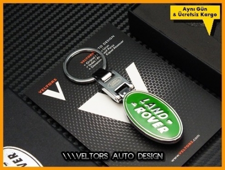 Land Rover Logo Amblem Özel Krom Land Rover Anahtarlık