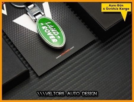 Land Rover Logo Amblem Özel Krom Land Rover Anahtarlık