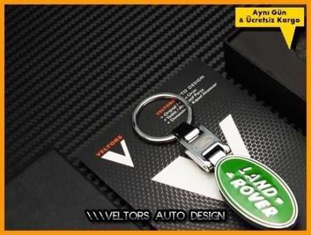 Land Rover Logo Amblem Özel Krom Land Rover Anahtarlık