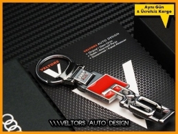 Audi A1 Logo Amblem RS1 Özel Krom Anahtarlık Audi A1 Logo Amblem RS1 Özel Krom Anahtarlık