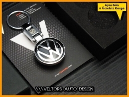 VW Logo Amblem Özel Krom Anahtarlık