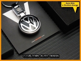 VW Logo Amblem Özel Krom Anahtarlık